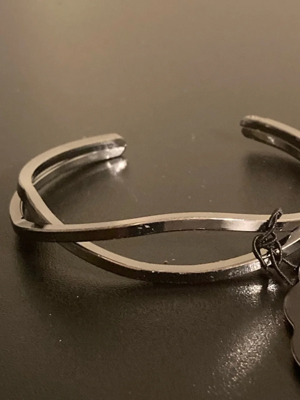 Paparazzi Silver Twisted Open Cuff Bracelet